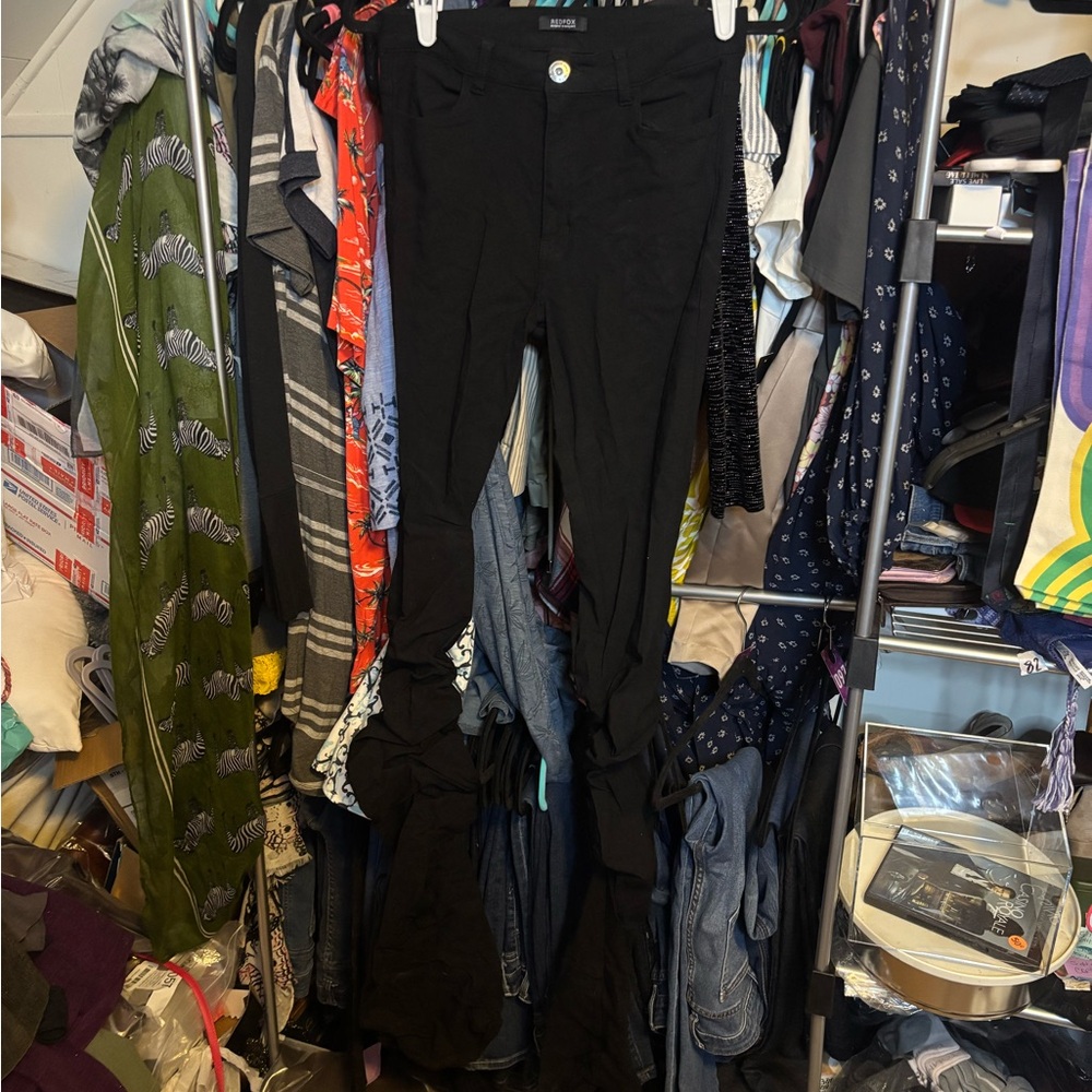 Chic Black Stacked Jeans for Women